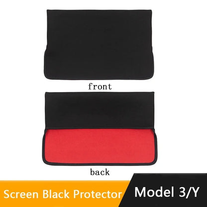 Tesla Model 3 Y Screen Sunshade - Anti-UV Display Cover black