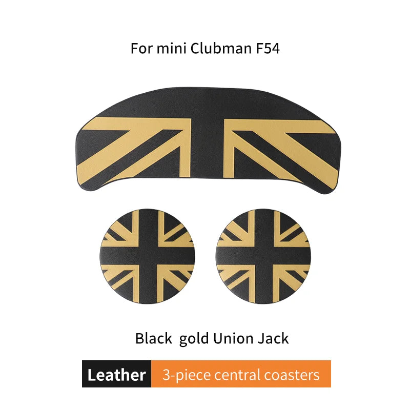 Union Jack Car Cup Holder Coaster - Mini Cooper F55 F56 F60