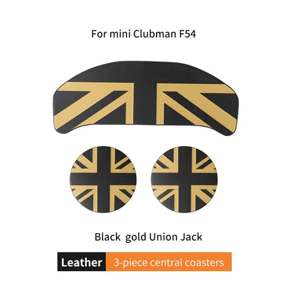 Union Jack Car Cup Holder Coaster - Mini Cooper F55 F56 F60