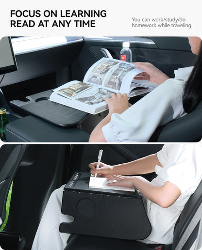 Tesla Steering Wheel Laptop Tray - Portable Office Desk for Model S/3/X/Y Highland Juniper