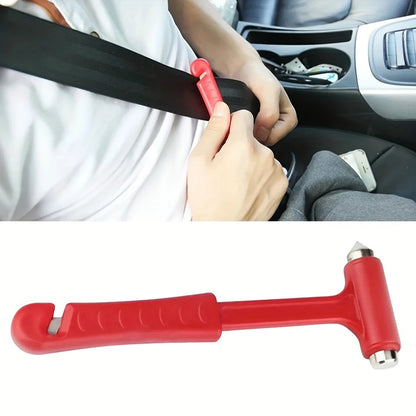 Emergency Car Escape Hammer - Multi-Function Safety Tool with Window Breaker & Seatbelt Cutter