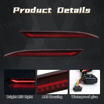 Tesla Model 3/Y Rear Bumper Reflector - Dynamic Turn Signal 2017-22