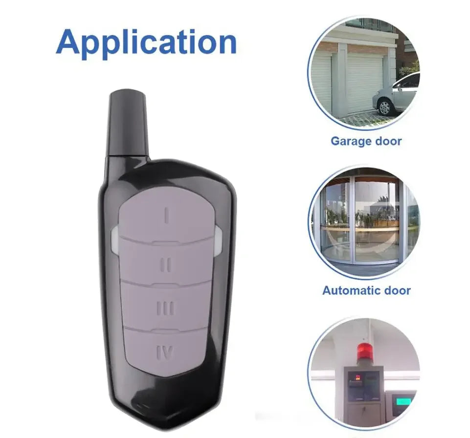433MHz Garage Remote Control Duplicator - Gate Door Opener Clone