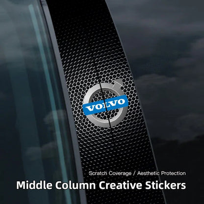 Volvo B-Pillar Stickers - Car Center Column Sunscreen Cover Protection