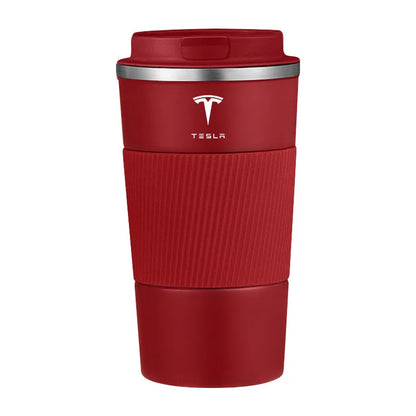 Tesla Stainless Steel Thermal Mug - Coffee Cup for Model 3/S/X/Y Cybertruck