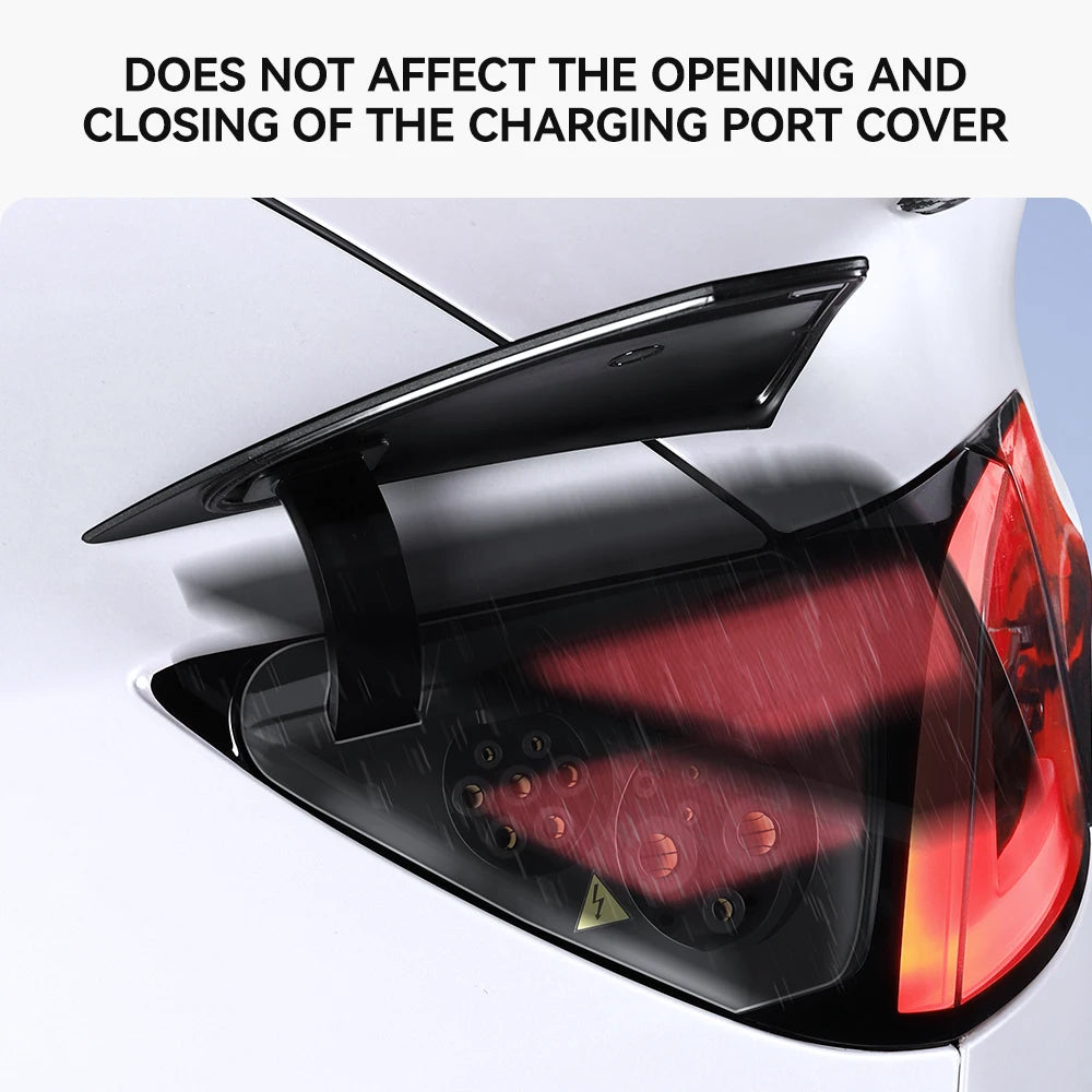 Tesla Model 3/Y Highland Juniper Charger Port Cover - Rainproof Dustproof Protection