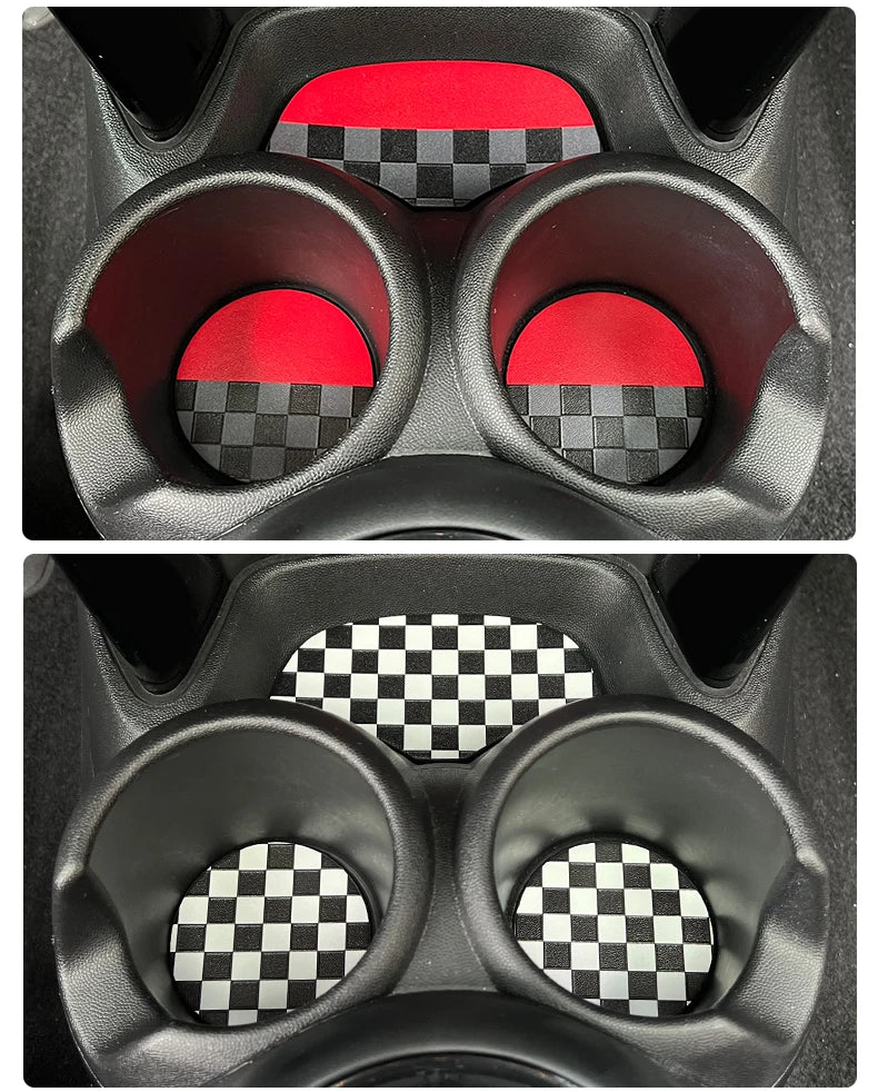 Union Jack Car Cup Holder Coaster - Mini Cooper F55 F56 F60