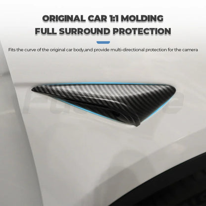 Tesla Model 3 Highland Yan Kamera Koruyucu Kapak - HW4.0 Parlak Siyah