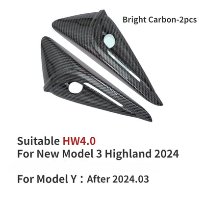 Tesla Model 3 Highland 2024 Yan Kamera Koruyucu Kapak - ABS Lens Koruma