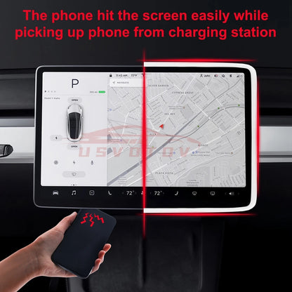Tesla Model 3 Y Highland Screen Protector Frame - Display Cover