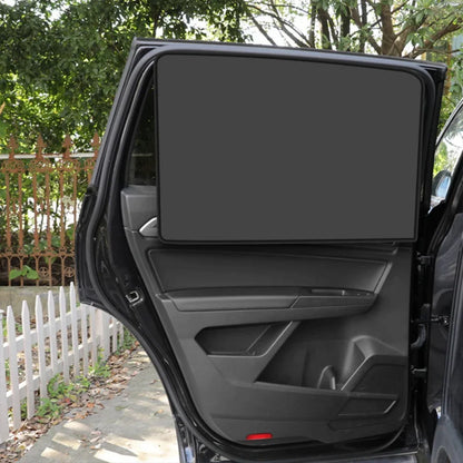 Magnetic Car Sunshade - UV Protection Window Curtains Double Sided