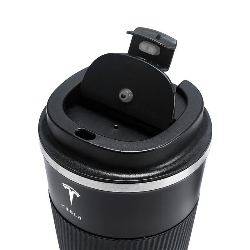 Tesla Stainless Steel Thermal Mug - Coffee Cup for Model 3/S/X/Y Cybertruck