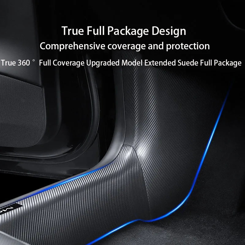 Tesla Model 3/Y Door Sill Protector - Anti-Kick Threshold Strip Guard