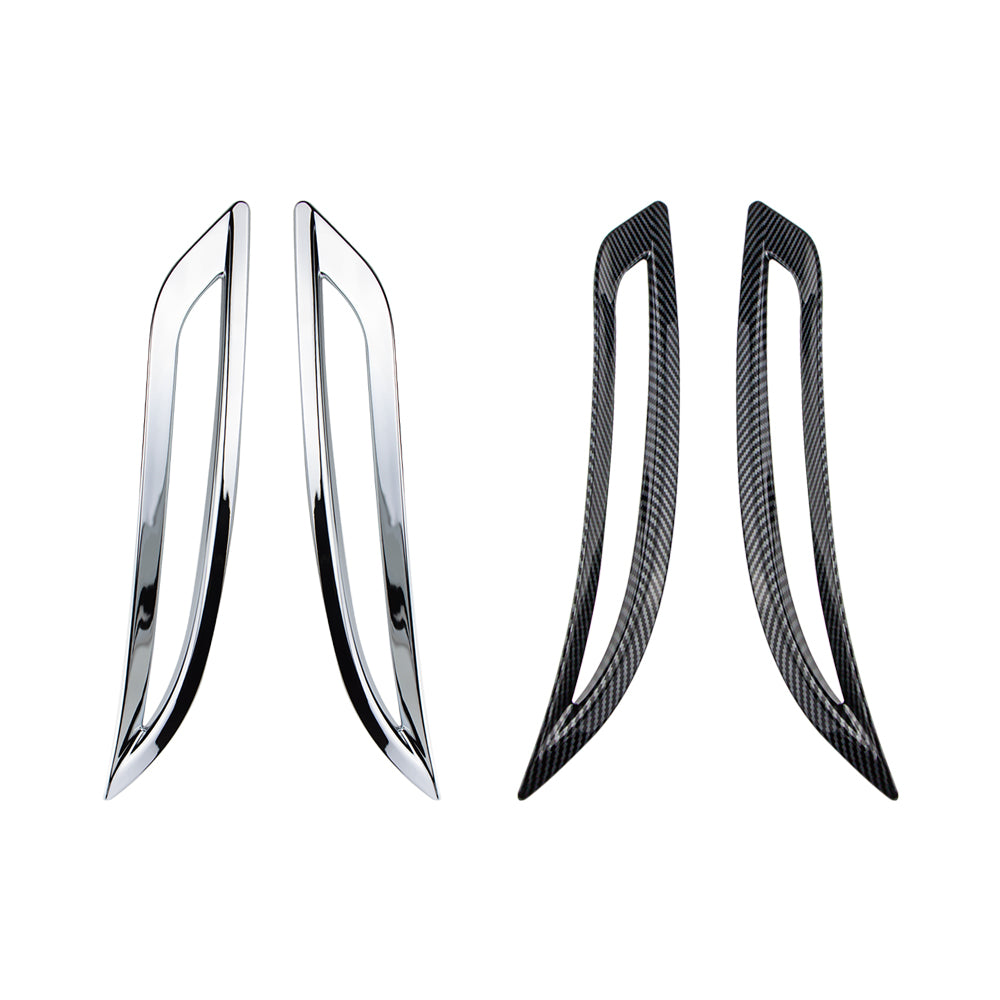 Tesla Model 3 ABS Carbon Fiber Rear Bumper Fog Light Cover Kit