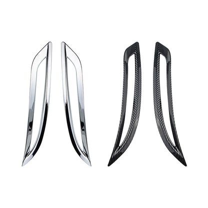 Tesla Model 3 ABS Carbon Fiber Rear Bumper Fog Light Cover Kit