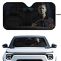 Horror Characters Car Sunshade - Foldable Windshield UV Protection