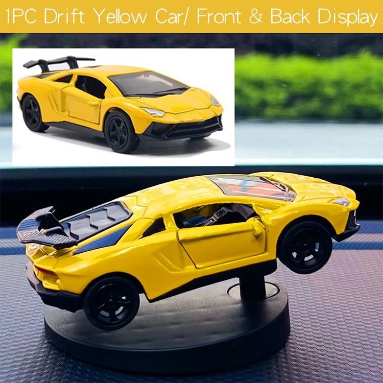 Drift Car Dashboard Toy Model - Swing Turning Sports Race Ornament