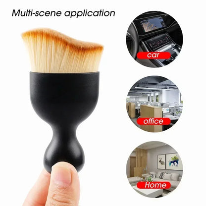 Car Vent Cleaning Brush with Casing - Soft Interior Detailing Tool