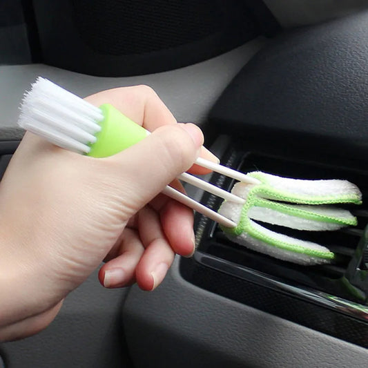 2-in-1 Car Air Conditioner Cleaning Tool - Multi-Purpose Dust Brush
