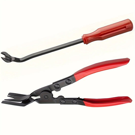 Car Headlight Repair Tool - Trim Clip Removal Pliers for Door Panel Fascia Dash Interior