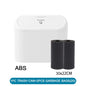 Car Trash Can with Lid - Leak-Proof Mini Waste Container with 300 Bags
