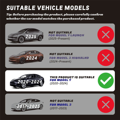 Tesla Model Y Bumper Grille Cover 2020-2025 Anti Insect Dust Protection Kit