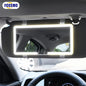 Car LED Makeup Mirror - HD Touchscreen Sun Visor Mirror WHITE