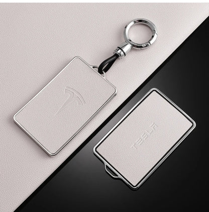 Tesla Key Case TPU Leather - NFC Key Fob Cover Model 3 S X Y