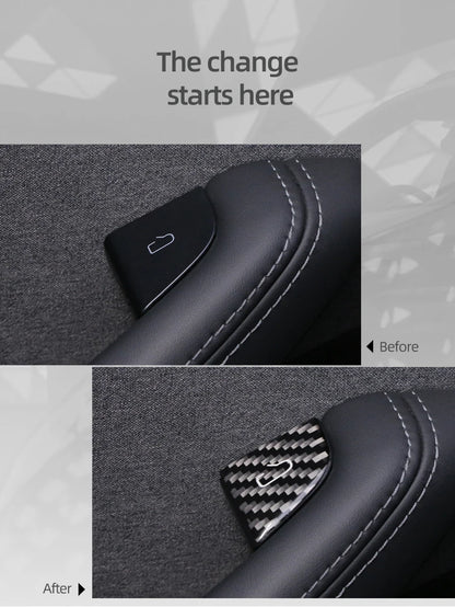 Tesla Model Y Juniper Model 3 Highland Carbon Door Switch Trim