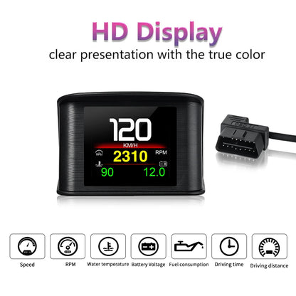OBD2 Digital Speedometer P10 PRO Head Up Display Smart Car Computer