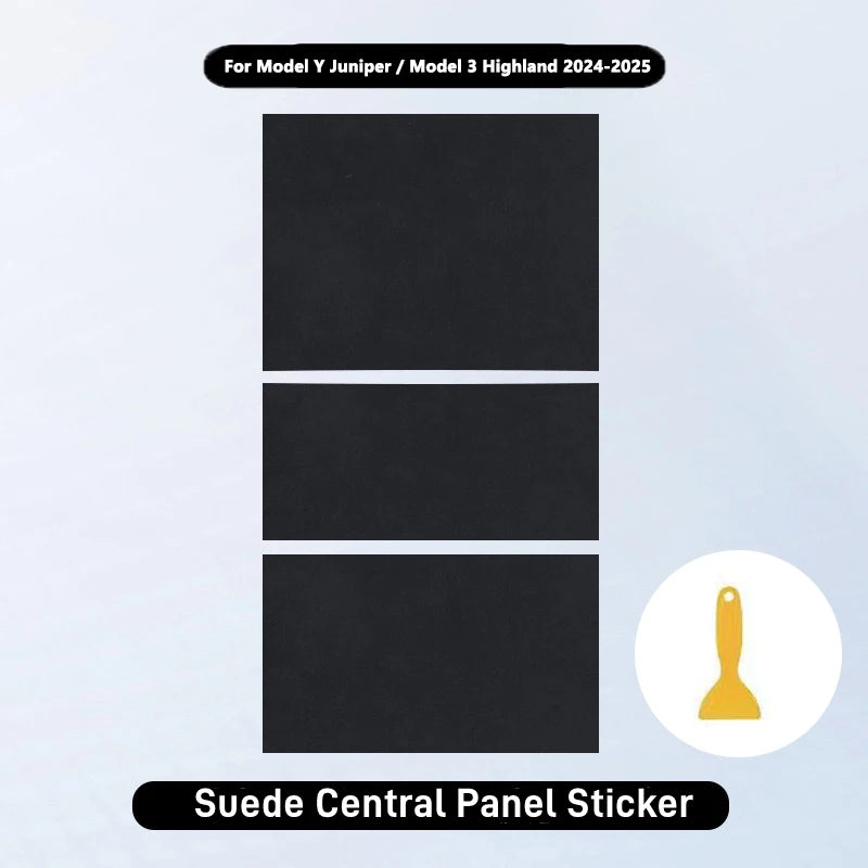 Tesla Model 3/Y Suede Central Control Panel Protector Cover Sticker