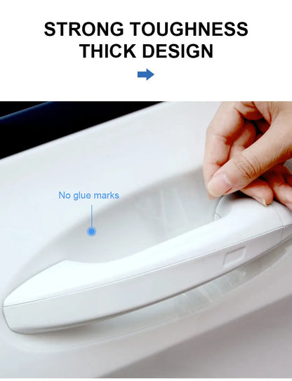 Car Door Handle Protection Stickers - 8PCS Transparent Anti-Scratch Guards