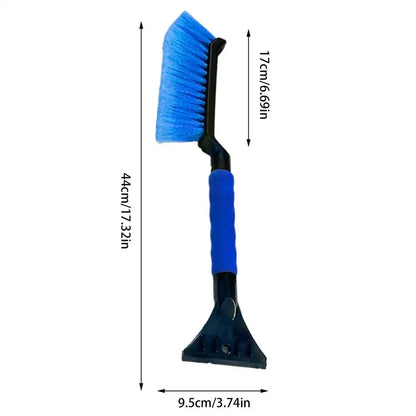 Car Snow Brush Ice Scraper - 2-in-1 Ergonomic Winter Tool