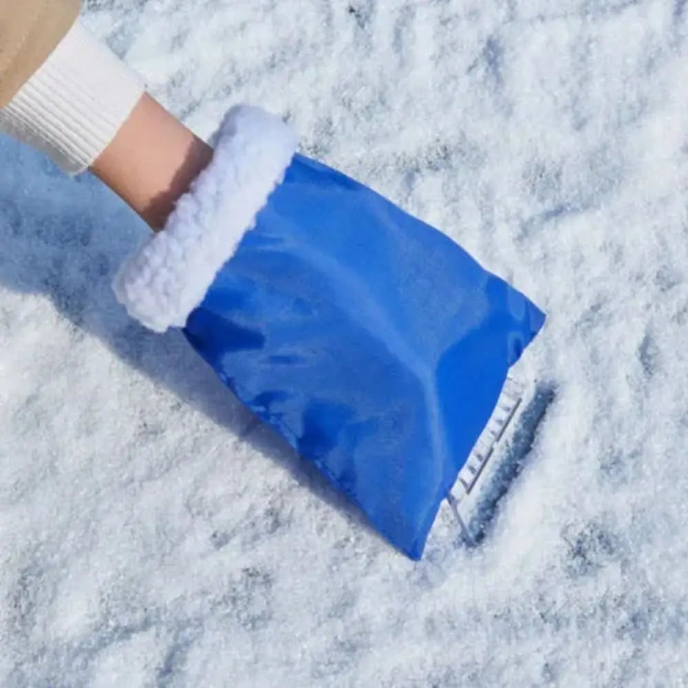Car Ice Scraper Glove - Waterproof Snow Removal Handheld Tool