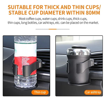 Universal Car Air Vent Cup Holder - Drink Bottle Holder Stand for Auto Truck Water