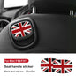 Mini Cooper Leather Rear Seat Handle Cover - R56 R55 F56 F57 Decal