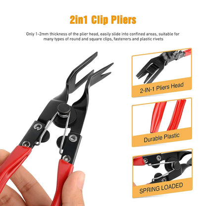 Car Headlight Repair Tool - Trim Clip Removal Pliers for Door Panel Fascia Dash Interior