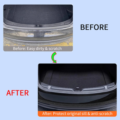 Tesla Model Y 3 Trunk Sill Guard - Juniper Cargo Mat Bumper Protector