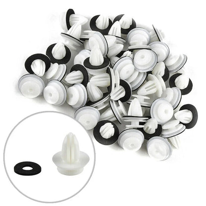BMW Door Panel Clips 50PCS - Fastener Rivets with Seal Ring for E34 E36 E38 E39 E46