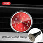 Mini Luminous Car Dashboard Clock - Digital Quartz Stick-On Watch