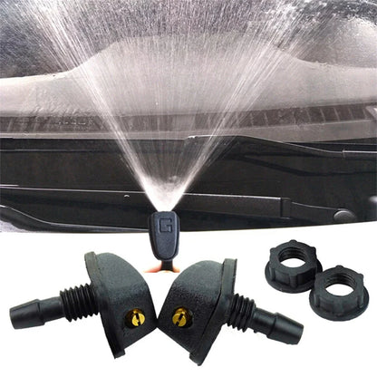 Universal Car Windshield Wiper Nozzle Kit - 2 Piece Sprayer Set