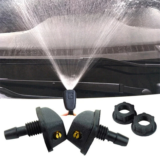 Universal Car Windshield Wiper Nozzle Kit - 2 Piece Sprayer Set