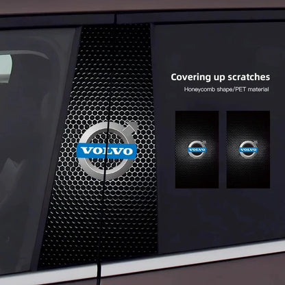 Volvo B-Pillar Stickers - Car Center Column Sunscreen Cover Protection