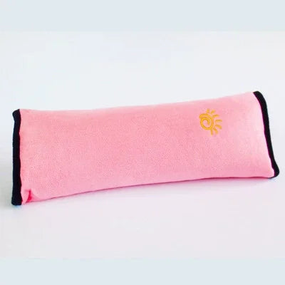 Car Seat Belt Pillow for Kids - Universal Shoulder Head Protector Plush Cover