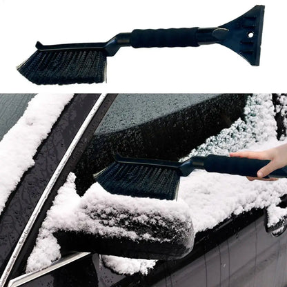 Car Snow Brush Ice Scraper - 2-in-1 Ergonomic Winter Tool
