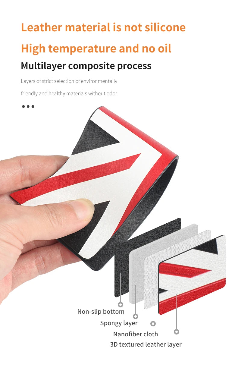 Union Jack Car Cup Holder Coaster - Mini Cooper F55 F56 F60
