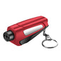 Premium Car Emergency Keychain Hammer - Alloy Glass Breaker & Seatbelt Cutter Multi-Function Rescue Tool