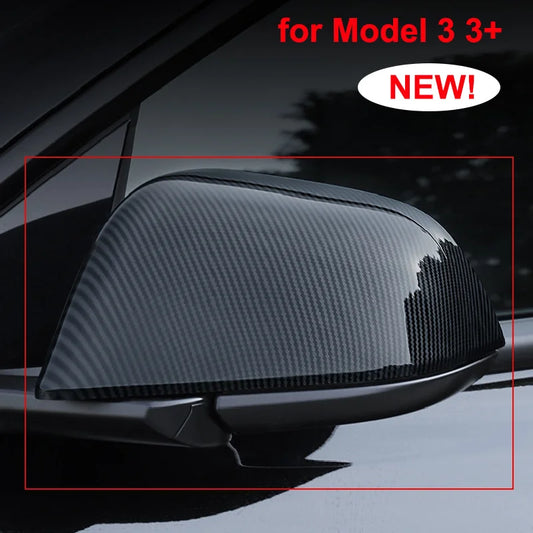 Tesla Model 3 Highland Carbon Fiber Mirror Covers - ABS