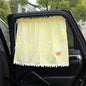 Car Sun Shade Curtains - Cute Cartoon Bear Window Sunshade