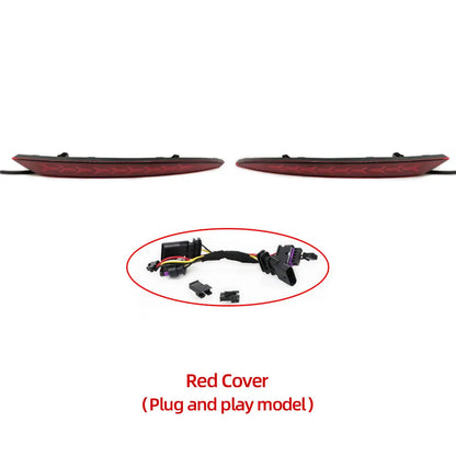 Tesla Model 3/Y LED Rear Fog Light - Dynamic Turn Signal 2016-23 Red E Plug and Play